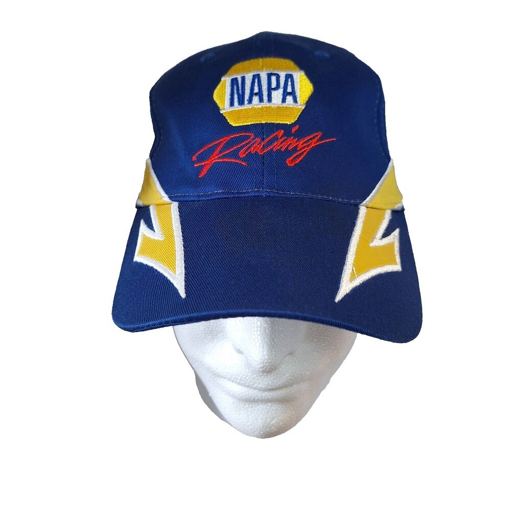 Vintage NAPA Racing #55 NASCAR Strapback Cap / Hat MWR Toyota Michael Waltrip